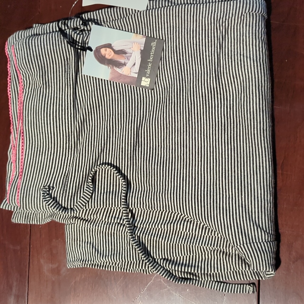 Valeria bertinelli wide leg loungewear pants size small